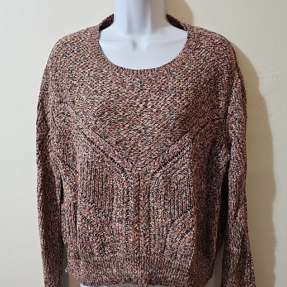 IRO Women's Brown Multicolor Knit Sweater